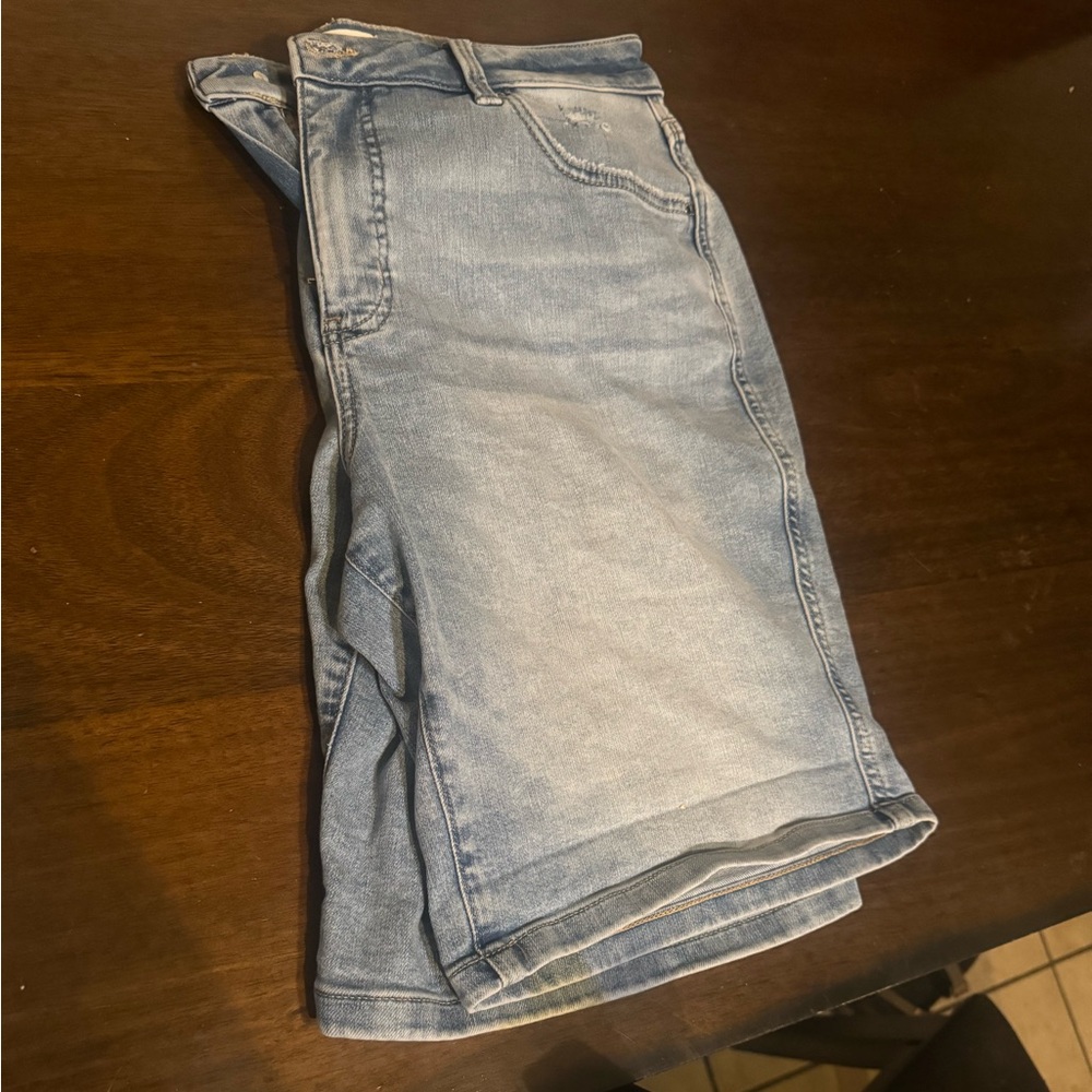NWOT Maurice’s M Jeans Everflex™ Bermuda High Rise 8in Short size 14 - Picture 4 of 13